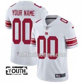 Lasten New York Giants NFL Pelipaita Custom Valkoinen